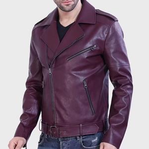 Best Selling High Quality Clush <b>Men's</b> Leather <b>Jacket</b> Streetwear Winter Custom Made Lightweight <b>Long</b> Sleeves Casual Wear Bulk - Product Image 5