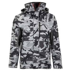 Chaqueta de Camuflaje para Hombre, de Tela Suave, Manga Larga, Impermeable, con Capucha y Cierre de Cremallera para Invierno - Product Image 1