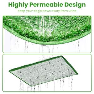 TH-PAG-248 Soft Artificial Turf Rug for Pets Waterproof Durable Comfortable Easy to Clean Suitable for Indoor or Outdoor Use - Product Image 6