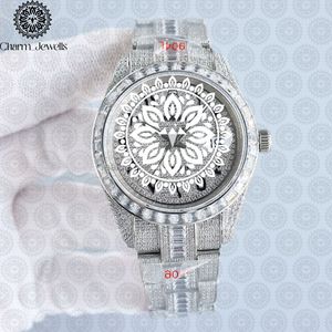 Reloj de Lujo Charm_Jewells de Acero Inoxidable con Caja Redonda de 38 mm, Analógico de Cuarzo con Incrustaciones de Diamantes, Moda Femenina - Product Image 4