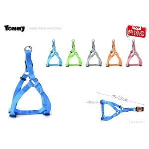Harnais pour chien Yommy en nylon, couleur unie, réglable 55-85 cm - Product Image 5