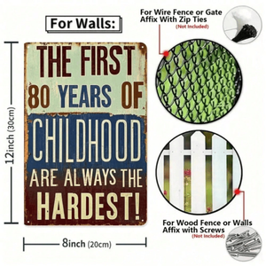 CIFbuy Letrero de Aluminio Rústico Vintage de 8x12 Pulgadas (20.3x30.5cm) para Hogar, Bar, Cueva del Hombre, Placa TikTok para Servicio de Recogida Temu - Product Image 2