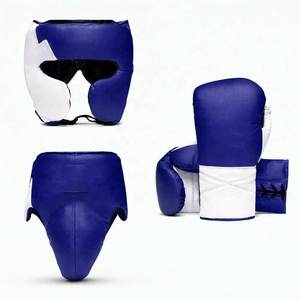 Guantes de Boxeo Profesionales Personalizables, Conjunto de Equipo en Rojo y Negro, 12oz 14oz 16oz, con Cordones y Correa, Guantes de Kick Boxing de Cuero Genuino - Product Image 3