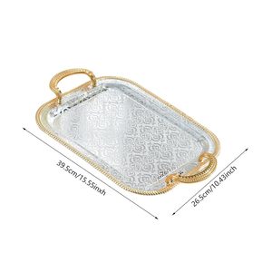 Luxury Multifunction Decorative Serving Tray for <b>Kitchen</b> Bathroom Coffee <b>Table</b> Cafe Display - Product Image 5