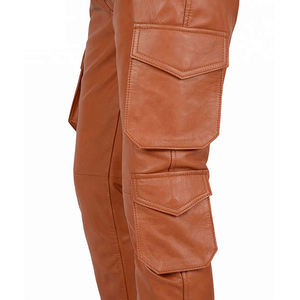 Pantalons en cuir pour hommes sur mesure de qualité supérieure et légers - Vente en gros - Product Image 6