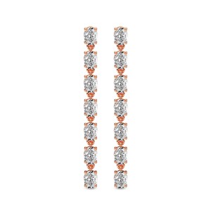 ต่างหูเพชรแล็บดิจิทัลแฟชั่น ดีไซน์ใหม่ คุณภาพสูง ทำมือ 100% ทอง 14k/18k สำหรับผู้หญิงและเด็กผู้หญิง - Product Image 5