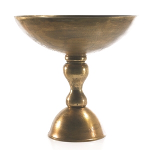 Plateau de service décoratif allongé en bronze rustique sur mesure pour l'aménagement intérieur de luxe – Grand plateau en métal en forme de bateau - Product Image 5