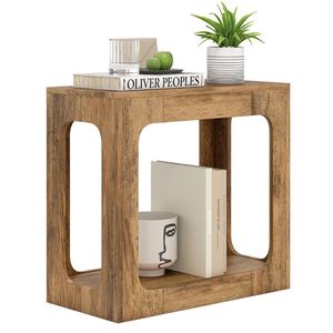 Tavolino da Salotto a 2 Ripiani con Mensola Portaoggetti, Tavolini da Caffè per Arredamento Casa - Product Image 5