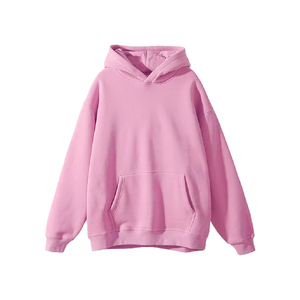 เสื้อฮู้ดดี้ผู้ชายคุณภาพสูง ทรงหลวม สีพื้น ดีไซน์มีซับใน ทนทานต่อการใช้งาน - Product Image 2