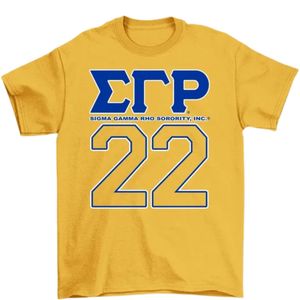 เสื้อยืดสกรีนลายแบบกำหนดเอง 22 แบบ แขนสั้น คอกลม ลายกราฟิก สไตล์ลำลอง ตัวอักษรกรีก เสื้อผ้าสำหรับชมรมนักศึกษา ขายส่ง - Product Image 1