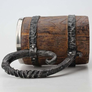 Handmade Wooden Mug Natural Wood Coffee Cup Eco Friendly Tea Mug Rustic <b>Drinkware</b> Wholesale - Product Image 2