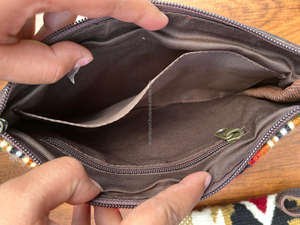 มาใหม่สไตล์ตะวันตกมือเครื่องมือหนังอานผ้าห่มคล้องมือคลัทช์ร้อนขายมือเครื่องมือเย็บกระเป๋าสตางค์ผู้หญิงกระเป๋าสตางค์ - Product Image 6