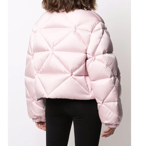 Chaqueta Corta Acolchada para Mujer, Chaqueta Corta con Cierre, Ecológica, Resistente al Viento y Transpirable para Invierno - Product Image 4