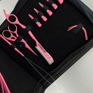 Kit de Herramientas Profesional ZETOMED PRO para Extensiones de Cabello Rosadas, Alicates de Presión con Almohadillas de Silicona y Acero Inoxidable - Product Image 4