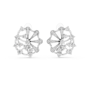 Pendientes de Aro Redondos de Plata de Ley 925 con Circonitas de Varios Tamaños, Joyería Elegante de Bali para Mujer - Product Image 2