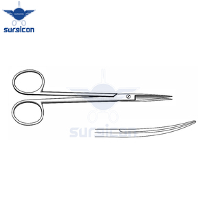Tijeras Quirúrgicas Joseph de 15 cm, Curvas, Delicadas, de Acero Inoxidable Reutilizables para Rinoplastia, Otorrinolaringología, Cirugía Plástica y Cosmética - Product Image 5