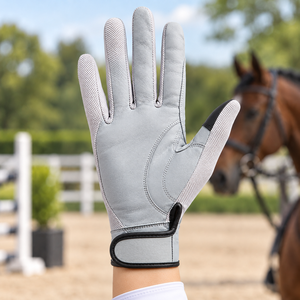Gants d'équitation en cuir de haute qualité pour l'hiver, à doigts entiers, antidérapants, sur mesure, unisexes, avec service OEM ODM, qualité supérieure - Product Image 6