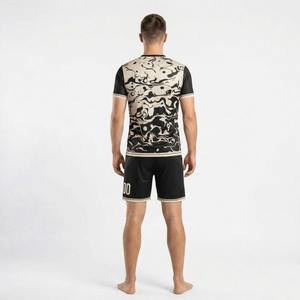 Tenue de football pour adultes de haute qualité, vêtements de sport 100% polyester, séchage rapide, meilleur uniforme de football pour hommes, maillot à manches courtes - Product Image 2