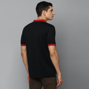 High-quality Men's Casual Jacquard Polo Shirt Short-sleeved Business Polo T-shirt with Collar <b>Top</b> Button-front Golf Polo Shirt - Product Image 5