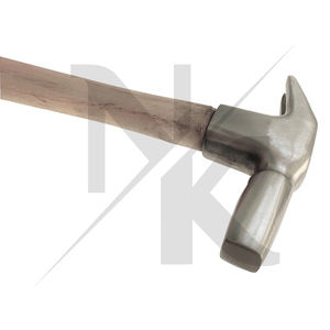 Marteau de fermeur professionnel en acier inoxydable pour le clouage des chevaux, outil de ferrage léger et équilibré pour les sabots. - Product Image 3