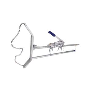 Tegra Surgical Durable Stainless Steel Calf Puller Large Animal OB Handle 60" Chain CE ISO Approved Reusable Veterinary Tools - Product Image 1