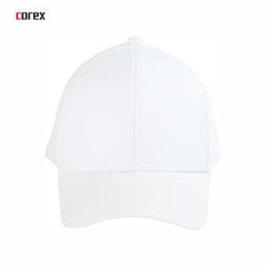 Gorra de Béisbol Blanca de 6 Paneles, Transpirable, de Malla, Ajustada, Unisex, para Exteriores, Primavera, Verano, Casual, para Adultos - Product Image 2