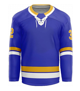 Uniforme de Hockey sobre Hielo Personalizado con Sublimación, Jersey de Hockey de Manga Larga para Clubes y Equipos - Product Image 1