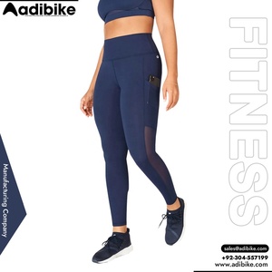 Pantalons de yoga pour femmes de haute qualité avec logo personnalisé, leggings de fitness unis, spandex/polyester, extensibles dans quatre directions, séchage rapide - Product Image 4