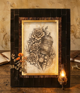 Cadre photo rustique en bois 4x6 avec verre véritable, style ferme, pour table et mur, cadre en bois naturel pour la famille - Product Image 2