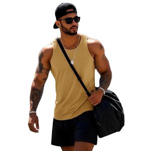 Classic <b>Mens</b> <b>Tank</b> <b>Top</b> Smooth Weave Air Flow Light Texture Relax Fit Fresh Movement Gentle Stretch Daily Comfort Modern Shape - Product Image 1
