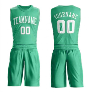 Ensemble d'uniformes de basket-ball personnalisés pour équipe, avec logo, nom et numéro imprimés sur mesure, maillot et short de basket-ball pour hommes, vêtements de club - Product Image 1