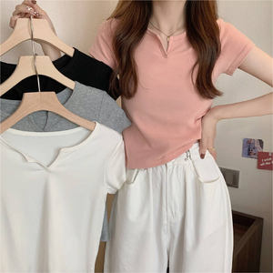 Shorts de Alta Calidad al por Mayor para Mujer, Diseño Veraniego, Camiseta de Manga Corta para Mujer, Ropa Nueva 2024 - Product Image 1