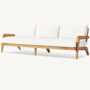 Sillón de sofá más vendido con respaldo de ratán, diseño moderno, equipado con espuma suave y duradera - Product Image 2
