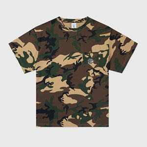Vêtements pour hommes Chemises décontractées pour hommes Nouvelle mode T-shirt d'extérieur pour hommes T-shirt décontracté en coton camouflage pour l'été T-shirt de marque tendance - Product Image 4