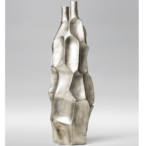 Jarrón Decorativo de Metal de Latón para Decoración del Hogar |   Florero de Lujo para Decoración de Interiores - Product Image 2