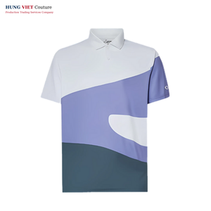 T-shirts unisexes imprimés personnalisés 2025 logo brodé sublimation tricot polyester tissu spandex polos de golf à imprimé floral - Product Image 3