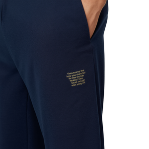 Pantalon de jogging pour homme léger, taille élastique, devant plat, taille mi-haute, usage quotidien, service OEM - Product Image 4