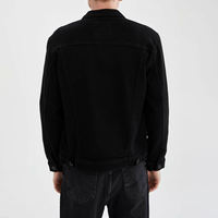 Veste en jean pour homme, automne, 100% coton, imperméable, respirante, séchage rapide, écologique, broderie personnalisée OEM