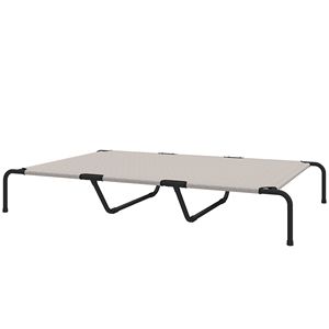 Cuccia Rialzata Beige da 60 Pollici per Cani di Taglia Grande - Comfort e Supporto per il Tuo Animale Domestico - Product Image 1