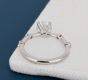 Anillo de Compromiso con Diamante Cultivado en Laboratorio de 1.13CT, Corte Redondo, VVS2, Certificado IGI, Oro Rosa, Joyería Personalizada al por Mayor - Product Image 3