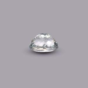 Natural Sky Blue Aquamarine 5 Carat Oval Faceted Loose Gemstone for Fine Jewelry - Product Image 3