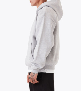 OEM Customize <b>Hoodies</b> For Mens 100% <b>Soft</b> Quick Dry Cotton Oversized Blank Pullover Plain <b>Hoodies</b> With Customize Embroidery - Product Image 5