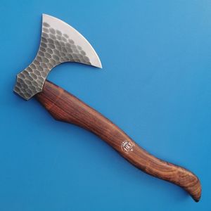 Hachas de Damasco Ligeras con Mango de Madera para Caza y Camping, Servicio OEM ODM para Pedidos al por Mayor Personalizados, Novedad - Product Image 2