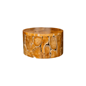 Mesa de Centro ARTERRA Premium, Exquisita, Hecha a Mano con Madera, Resaltando la Textura Natural de la Raíz de Teca, Estilo Rústico - Product Image 1
