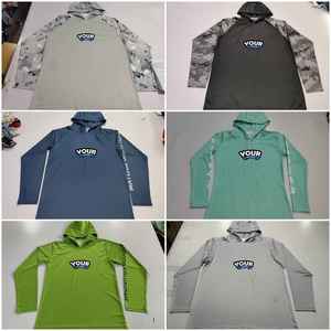 เสื้อฮู้ดดี้กันแดดสำหรับกิจกรรมกลางแจ้ง 男女兼用 แขนยาว UPF 50 ป้องกันรังสียูวี ผลิตจากโพลีเอสเตอร์ 100% แห้งเร็ว ระบายอากาศได้ดี - Product Image 5