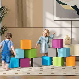 Bloques de Juego de Plástico Suave Contemporáneos de 12 Piezas, Juguete de Espuma Suave para Niños Pequeños - Product Image 2