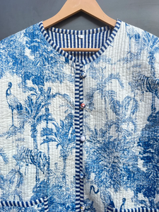 Edredón Acolchado Hecho a Mano en India, 100% Algodón Ecológico, Antiarrugas, Transpirable, de Secado Rápido, con Estampado Digital y Bolsillo Frontal, para Otoño/Invierno - Product Image 3