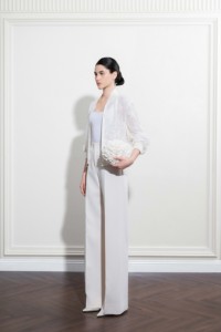 Pantalones de Pierna Ancha al por Mayor ODM ELYN, Elegantes, Estilo Minimalista, con Cierre Lateral, Cintura Alta, para Mujer - Product Image 4