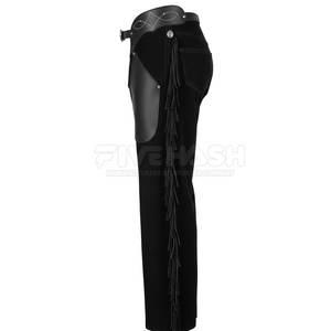Cuissardes en daim à taille réglable pour la pratique quotidienne du cow-boy, de l'équitation et du travail à la ferme - Product Image 4