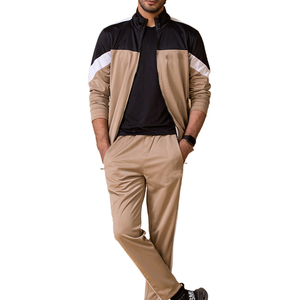 Ensemble de survêtement athlétique pour hommes, veste et pantalon de sport haut de gamme, léger, pour la course à pied, le jogging, la salle de sport, l'entraînement, la remise en forme, fournisseur en gros - Product Image 4